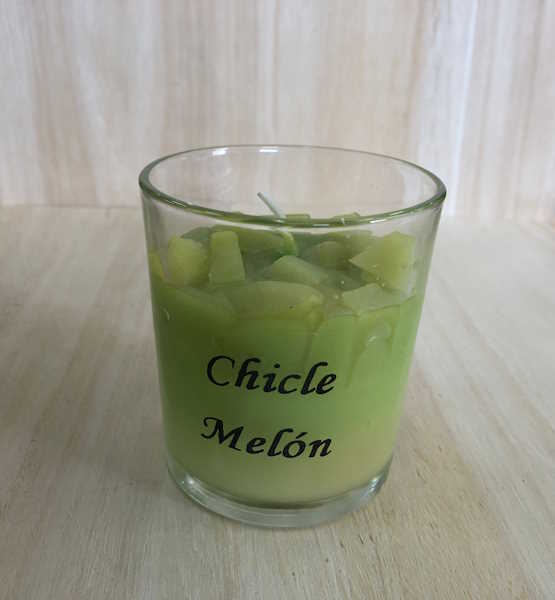 Vela vaso aroma Chicle Melón